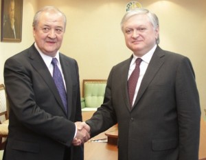 Edward Nalbandian Uzbek FM