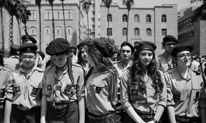Scouts at the anniversary of the Armenian genocide in 1915. Beirut, Lebanon (April 2012). Photograph: Linda Dorigo