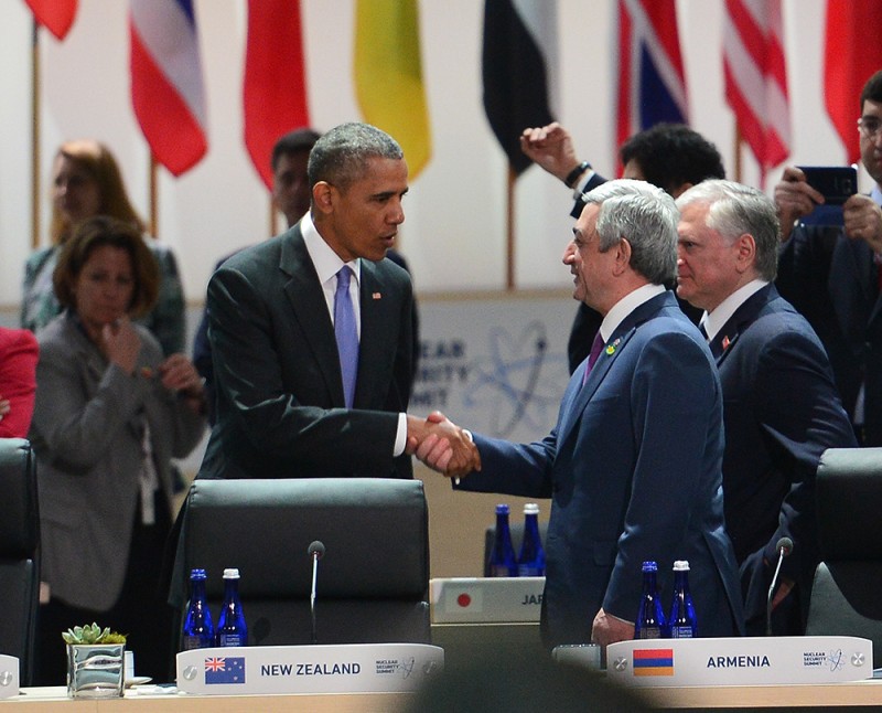 Nuclear Security Summit Sargsyan Obama 1