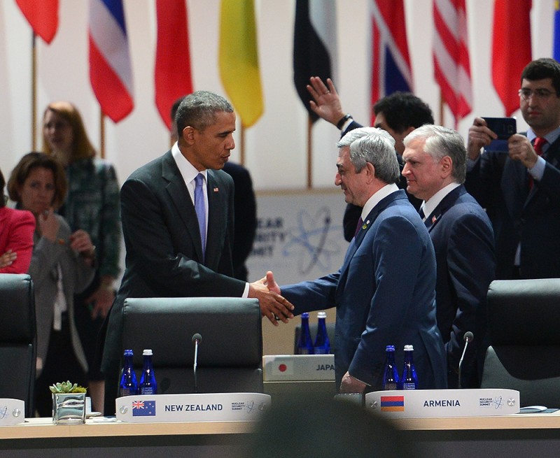 Nuclear Security Summit Sargsyan Obama