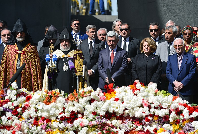 Serzh Sargsyan Tsitsernakaberd 11