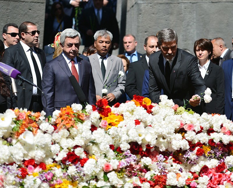 Serzh Sargsyan Tsitsernakaberd 13