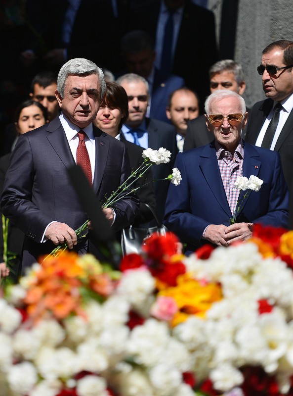 Serzh Sargsyan Tsitsernakaberd 18