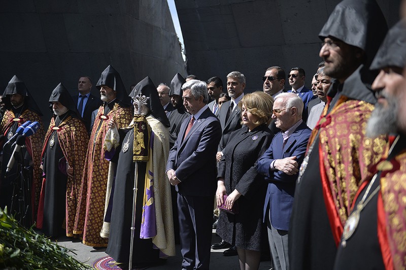 Serzh Sargsyan Tsitsernakaberd 19