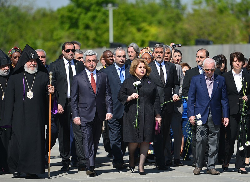 Serzh Sargsyan Tsitsernakaberd 2