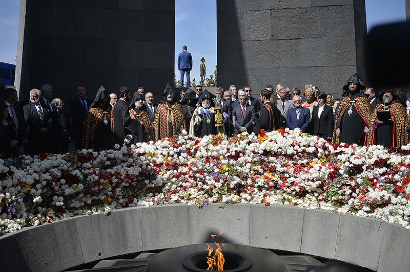 Serzh Sargsyan Tsitsernakaberd 22