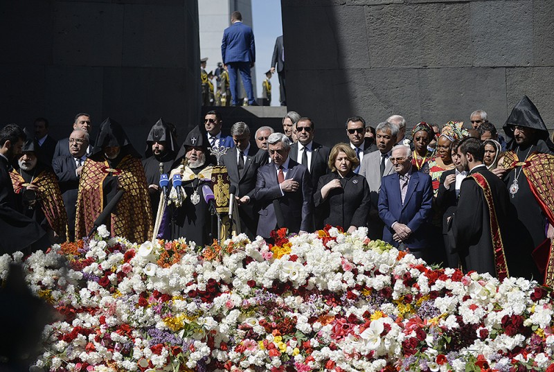 Serzh Sargsyan Tsitsernakaberd 23