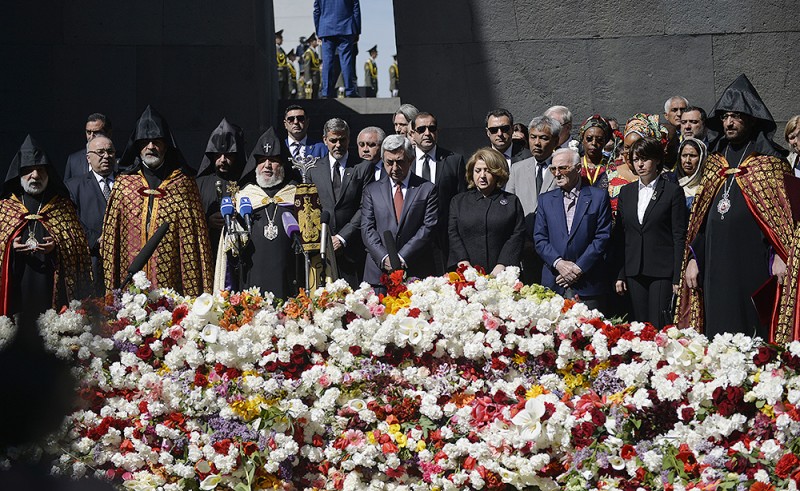 Serzh Sargsyan Tsitsernakaberd 24