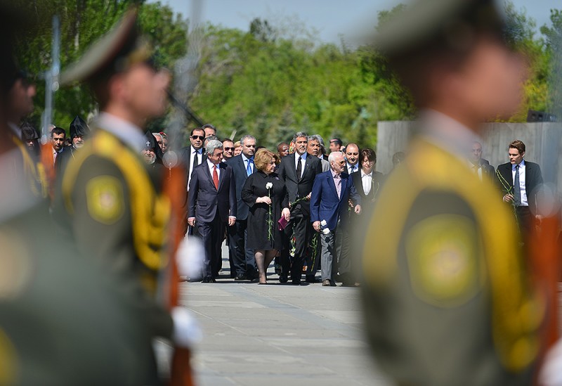 Serzh Sargsyan Tsitsernakaberd 3