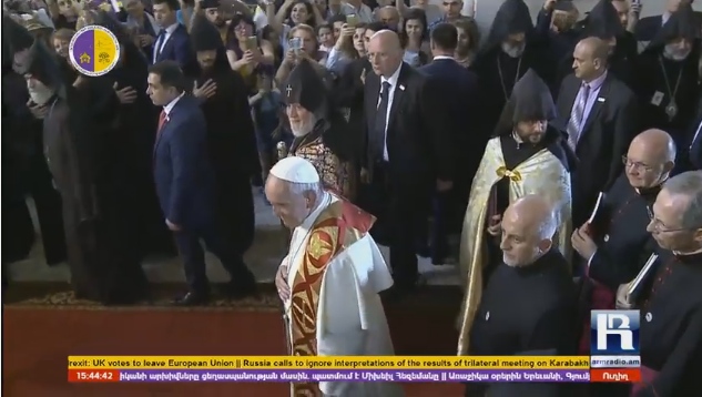 Pope in Etchmiadzin 3