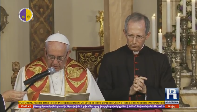 Pope in Etchmiadzin 6