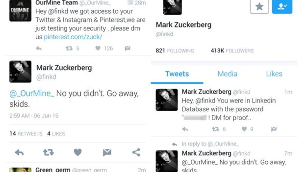 Zuckerberg hacked