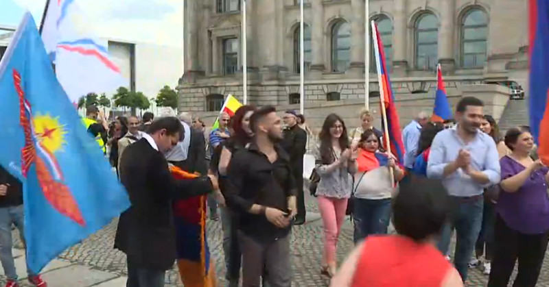 pro-Armenian rally