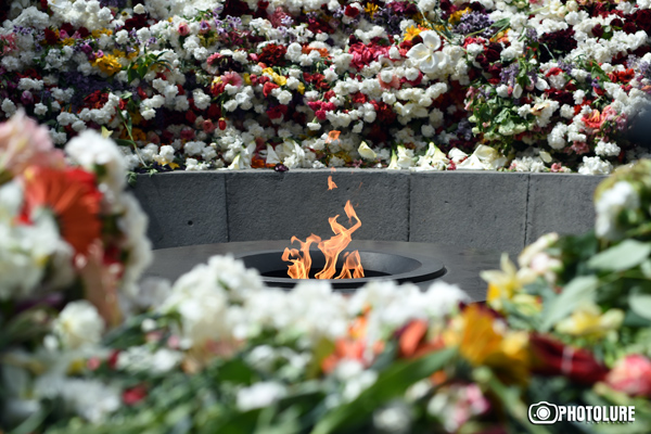 Today thousands of people pay a visit to the Armenian Genocide memorial complex in a memory of 1.5 million innocent victims