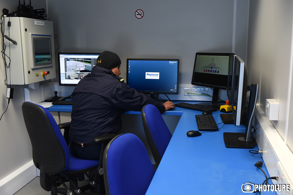 The opening ceremony of Bagratashen customs point